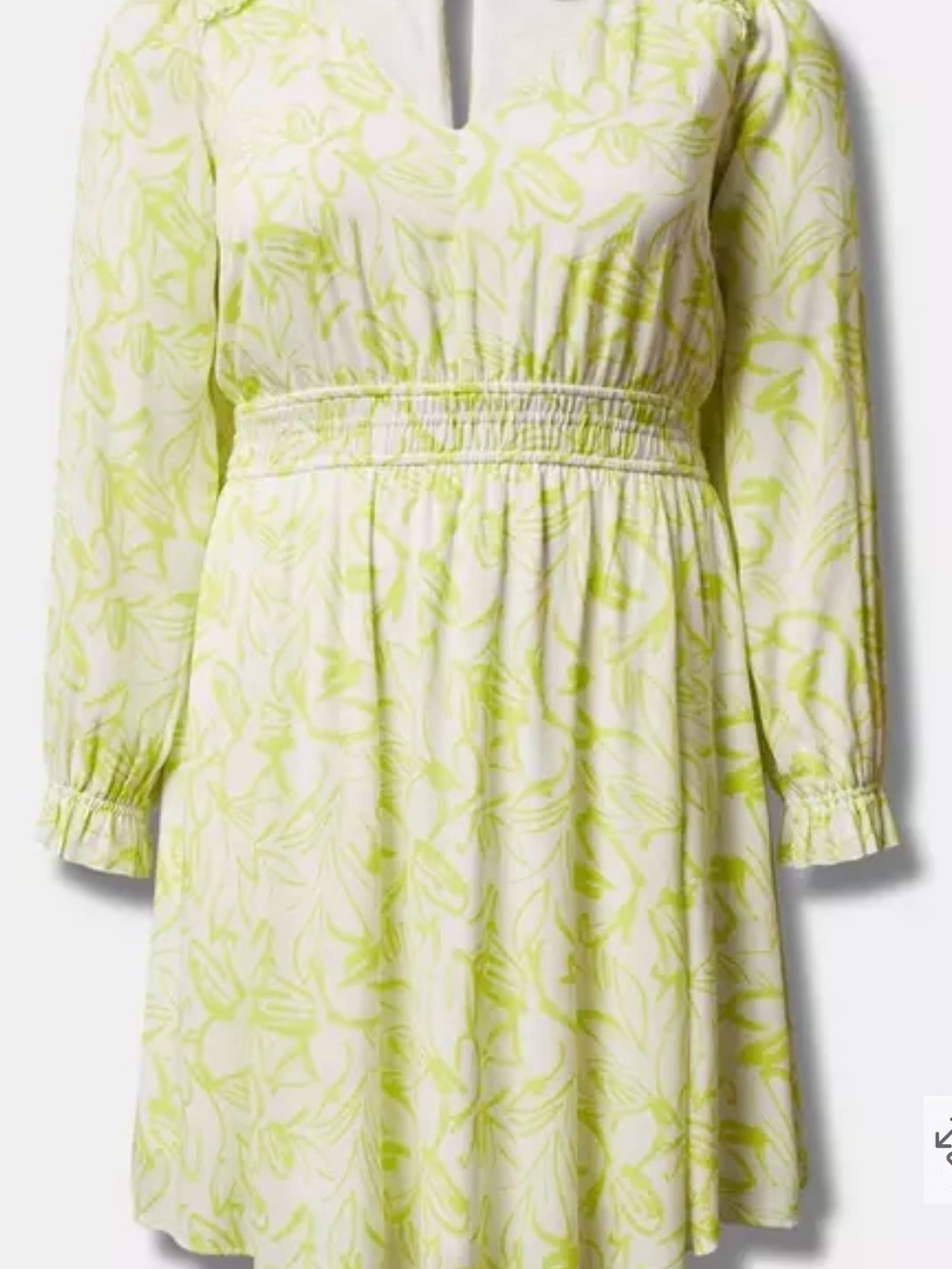 Mini Wash Gauze Wide Waist Skater Dress